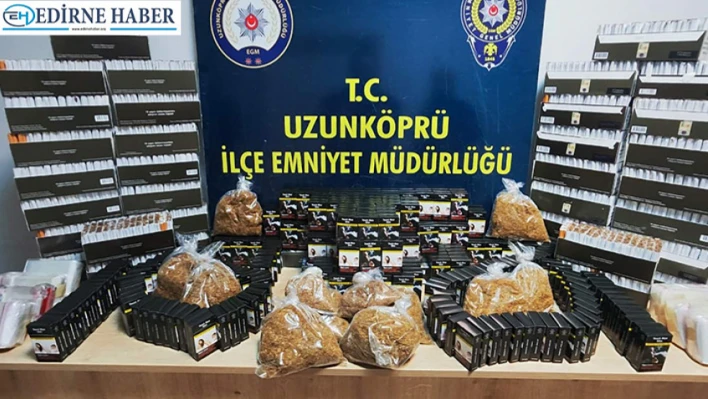 17 bin 500 doldurulmuş makaron ele geçirildi