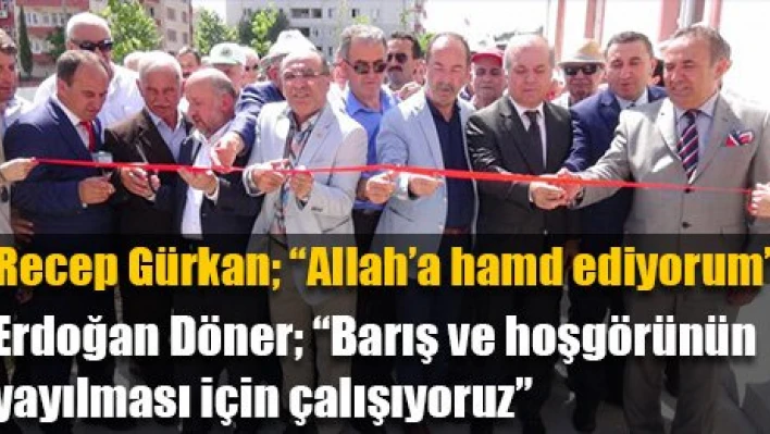 Cem Vakfı Aş Evi açıldı