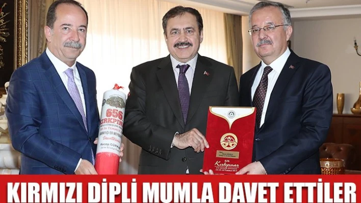 Kırkpınar'a davet ettiler