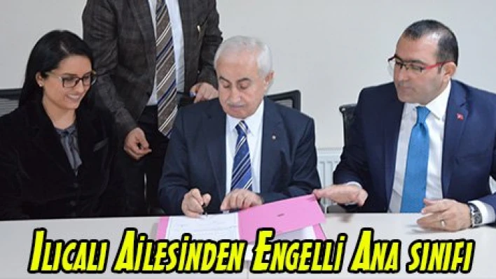 Ilıcalı Ailesinden Engelli Ana sınıfı