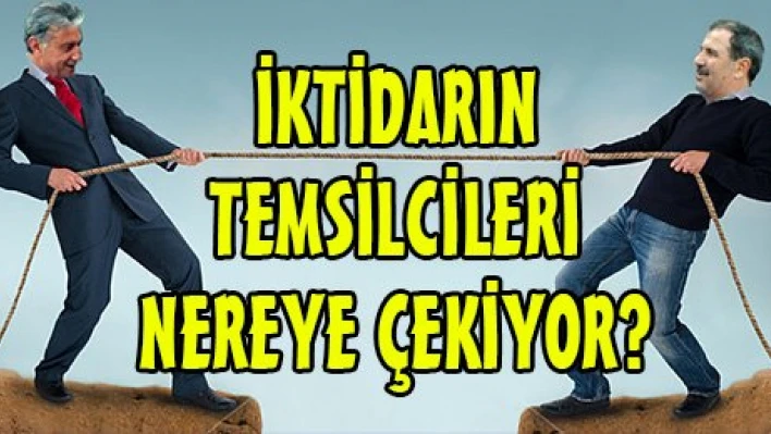 İKTİDARIN TEMSİLCİLERİ NEREYE ÇEKİYOR?