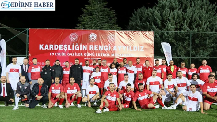 19 Eylül Gaziler Günü dolayısıyla futbol müsabakası düzenlendi