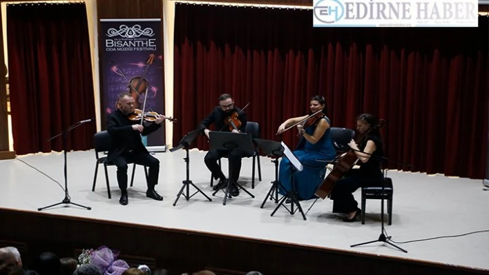 Bisanthe Quartet Tekirdağ'da konser verdi