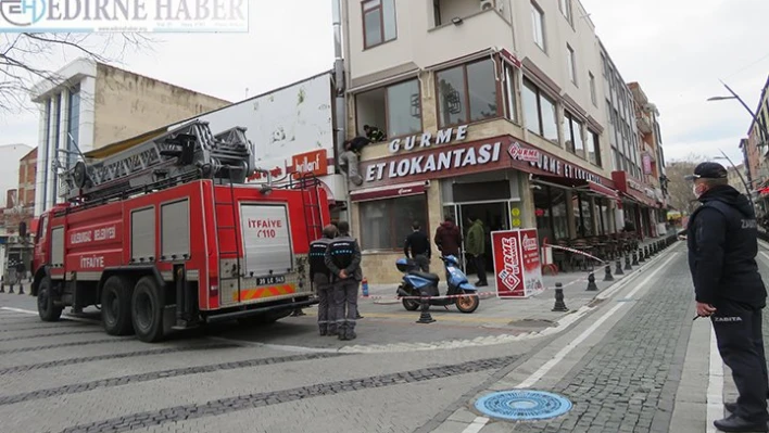 Lüleburgaz'da iş yerinde çıkan yangın söndürüldü