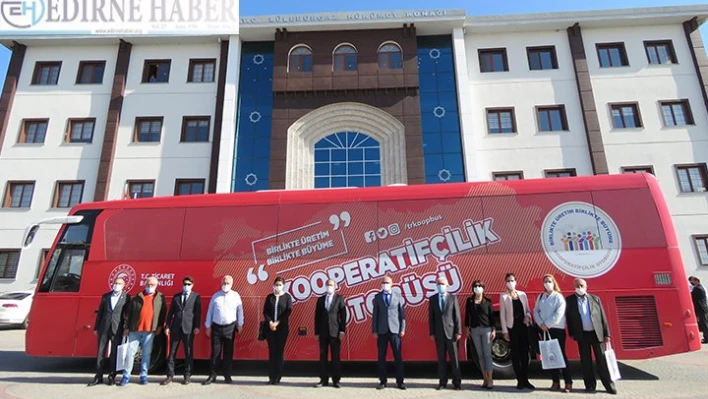 Kooperatifçilik otobüsü Lüleburgaz'da