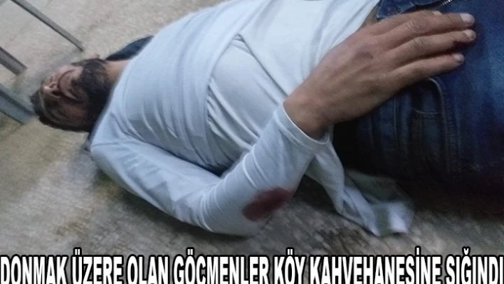 Donmak üzereyken kahvehaneye sığındılar