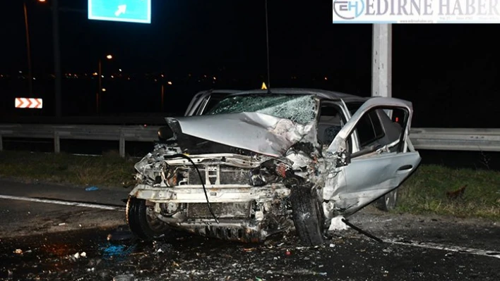 Tekirdağ'da 1 ölü 2 yaralı