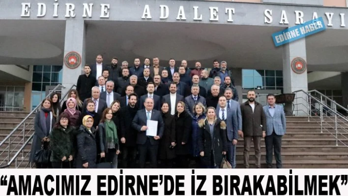 'İlk hedefimiz 2019'da gerçekleşecek seçimler'