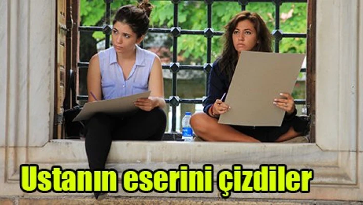 Ustanın eserini çizdiler