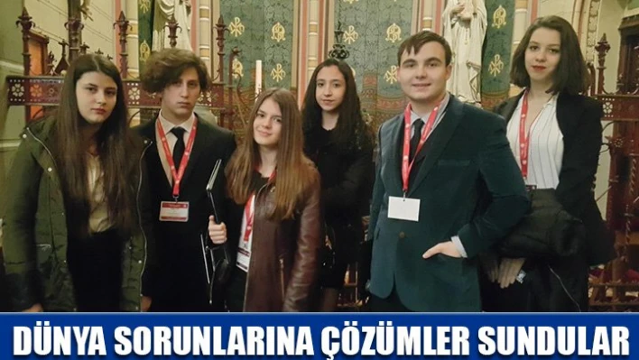 (MUN) konferansına katıldılar