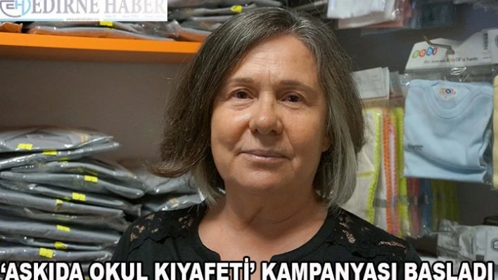'Askıda okul kıyafeti' kampanyası 