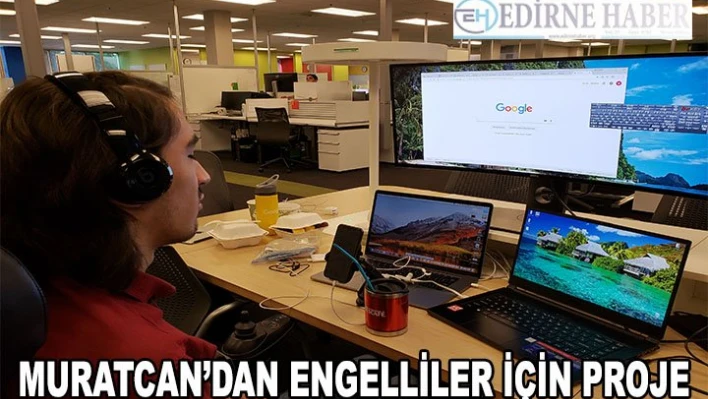 Serebral palsili Muratcan'dan engelliler için proje