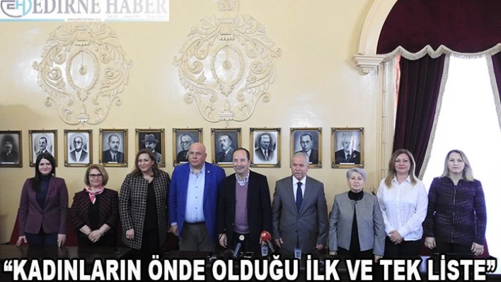 Gürkan 'Kadınların önde olduğu ilk ve tek liste'