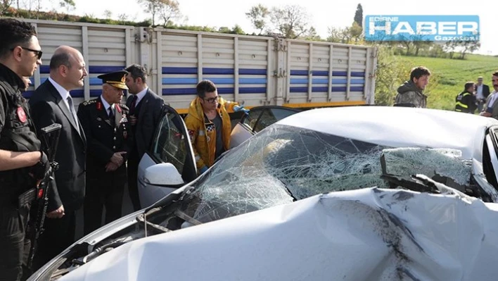 Bakanın gözü önünde gerçekleşti