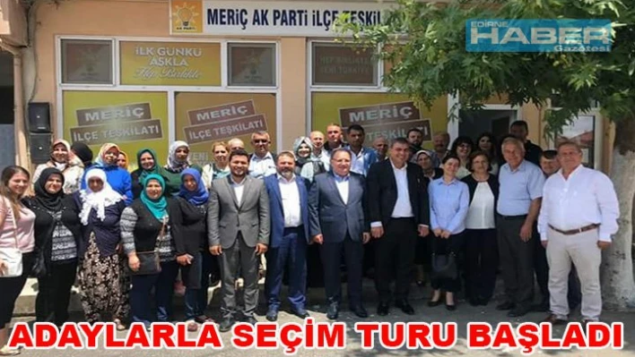 Adaylarla seçim turu