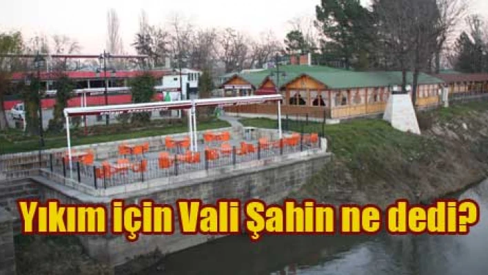'Önce kendi yerini yıksınlar'