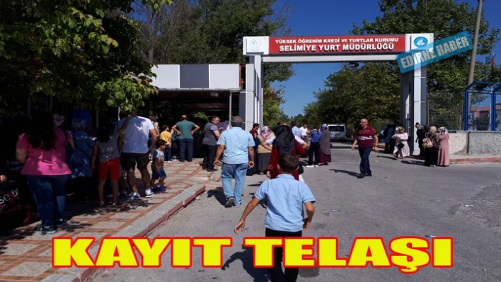 Kredi Yurtlarda kayıt telaşı
