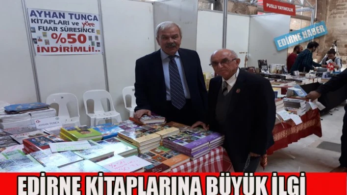 Edirne kitaplarına büyük ilgi