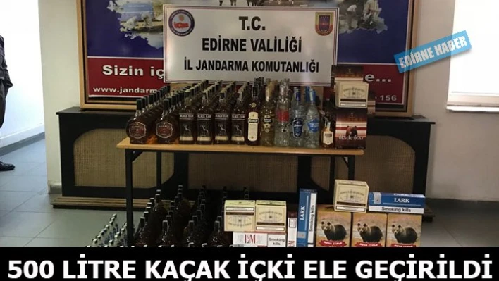 Kaçak içki bulundu
