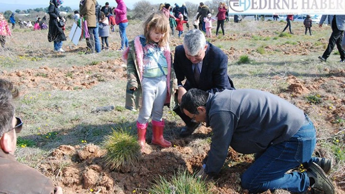 Fidan şenliği düzenlendi