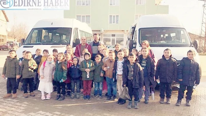 Köy çocukları kültür gezisine katıldı