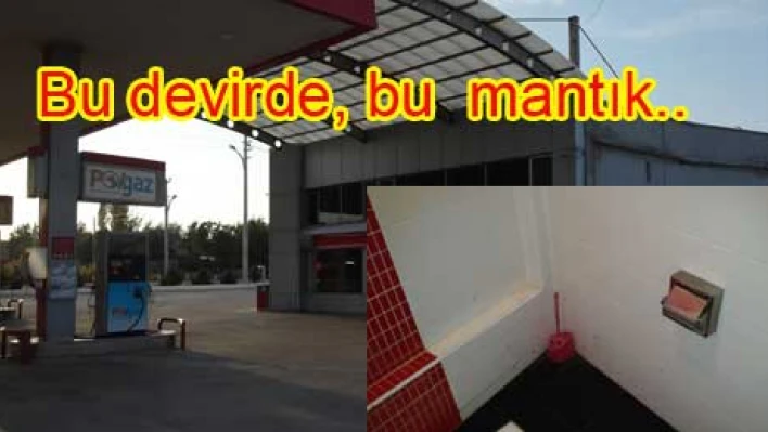 Tuvalet kağıdı yasak..