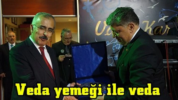 Veda yemeği ile veda