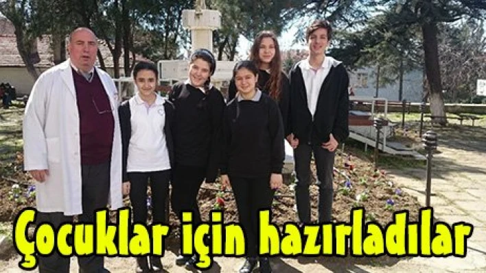 Çocuklar için hazırladılar