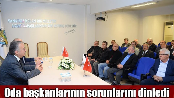 Sorunlarını dinledi