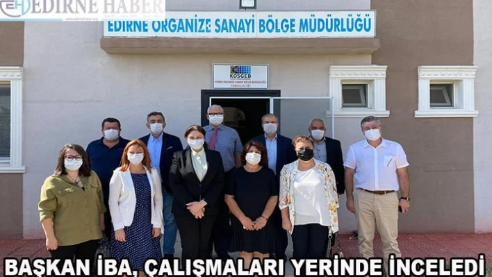 Başkan İba, yapılan çalışmaları inceledi