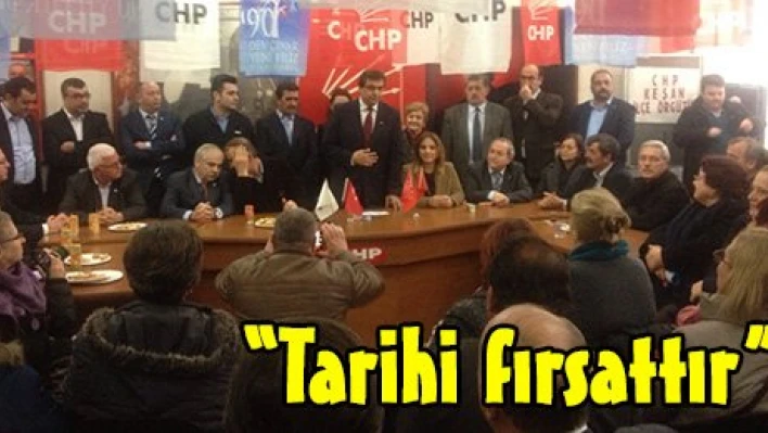 'Tarihi fırsattır'