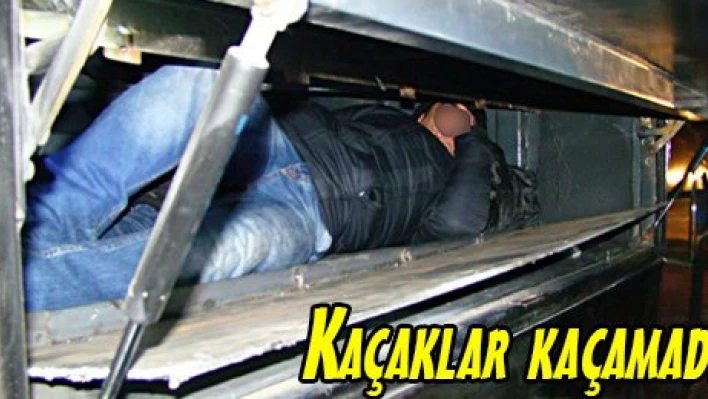Kaçaklar kaçamadı