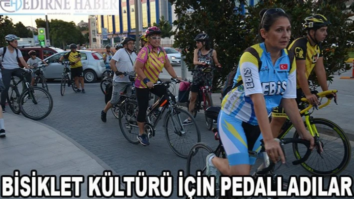Bisiklet Kültürü İçin Pedalladılar