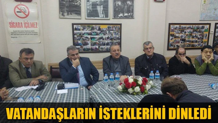 Özdemir'den mahalle ziyareti