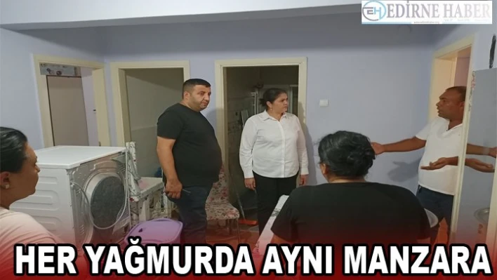 Her yağmurda aynı manzara