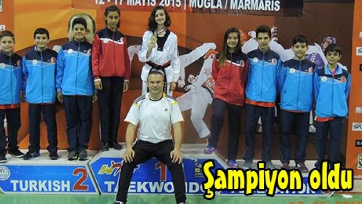 Şampiyon oldu
