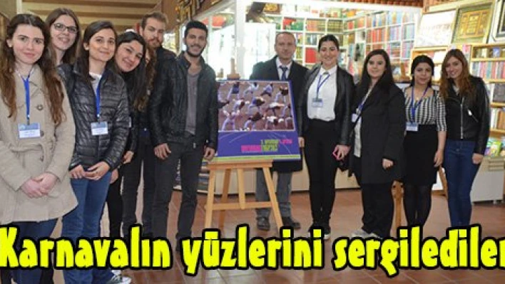 Karnavalın yüzlerini sergilediler