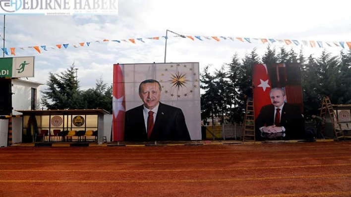 Tekirdağlılar Cumhurbaşkanı Erdoğan'ı heyecanla bekliyor