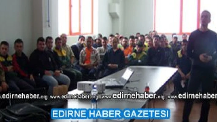 Edirne OSB'de eğitim faaliyetleri
