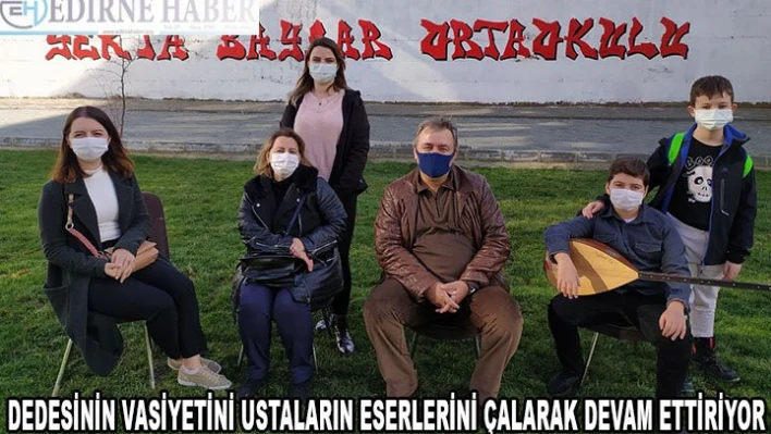 Dedesinin vasiyetini ustaların eserlerini çalarak devam ettiriyor