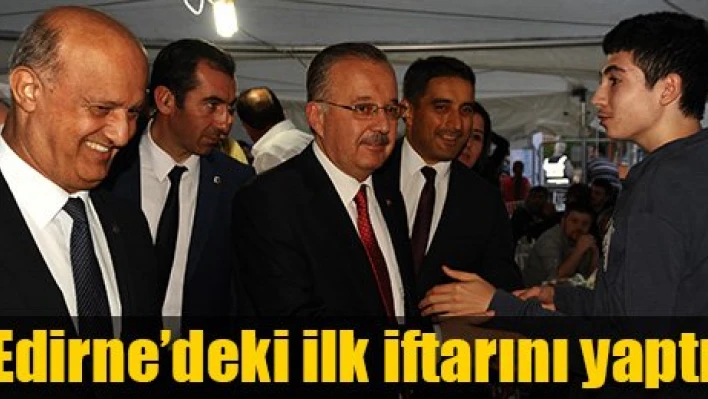 Ayağının tozu ile ilk iftar