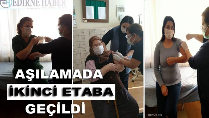 AŞILAMADA İKİNCİ ETABA GEÇİLDİ