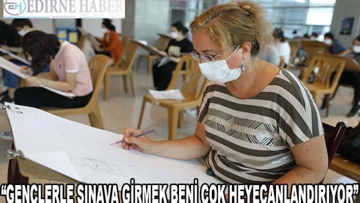  'En yaşlı öğrenci' olarak yarıştı