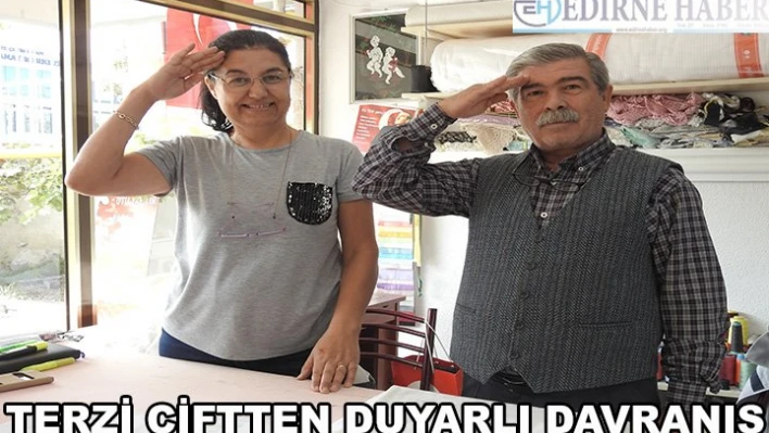 Terzi çiftten duyarlı davranış
