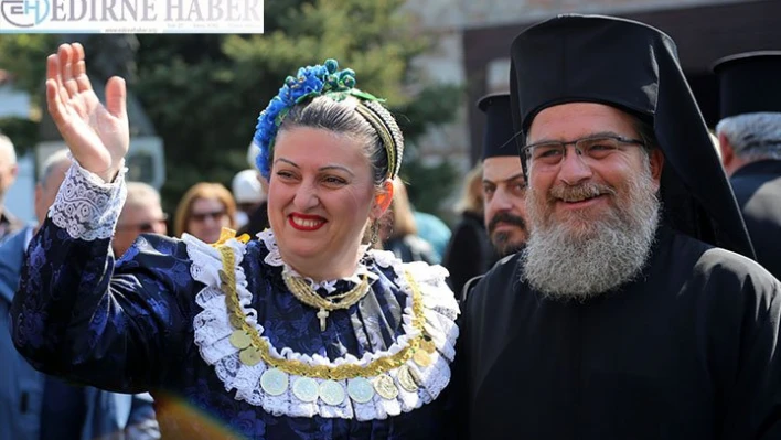 Fener Rum Patriği Bartholomeos, Edirne'de ayine katıldı