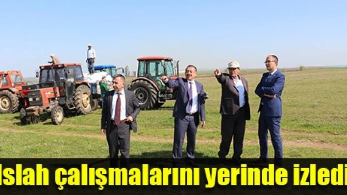 Meralarını ıslah ediyorlar