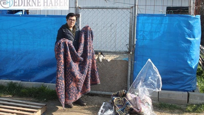 KE-HAYKO'ya işadamından battaniye yardımı