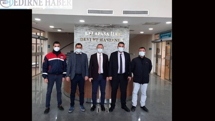 Yıldırım, Lalapaşa Devlet Hastanesi'ni ziyaret etti