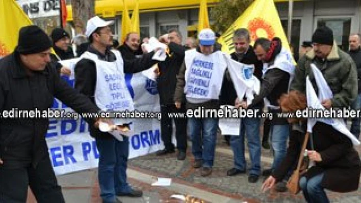 Bordroları yaktılar