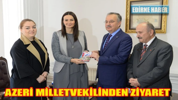 Azeri Milletvekili Paşayeva'dan Vali Özdemir'e Ziyaret